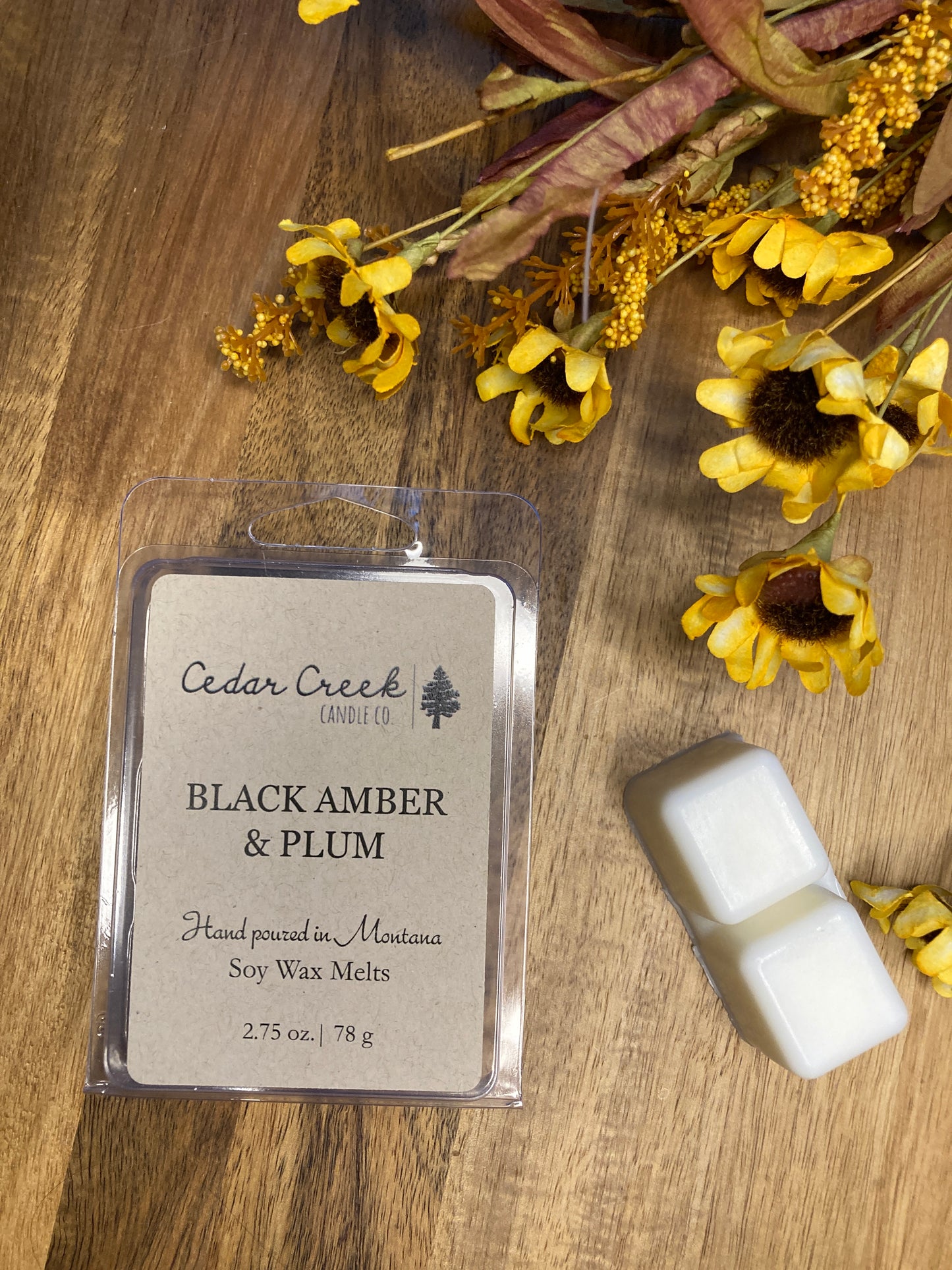 Black Amber & Plum Wax Melts 2.75 oz