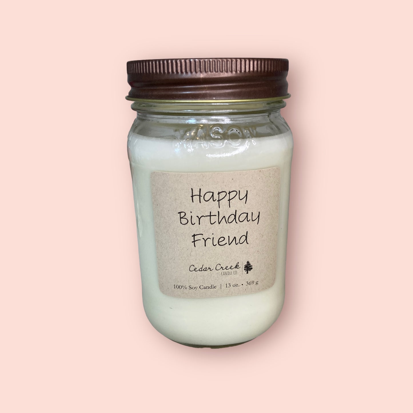 Happy Birthday Friend 13 oz Candle