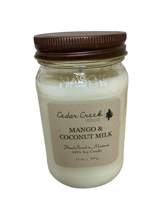 Mango & Coconut Milk 13 oz Candle