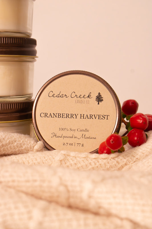 Cranberry Harvest 2.7 oz Candle