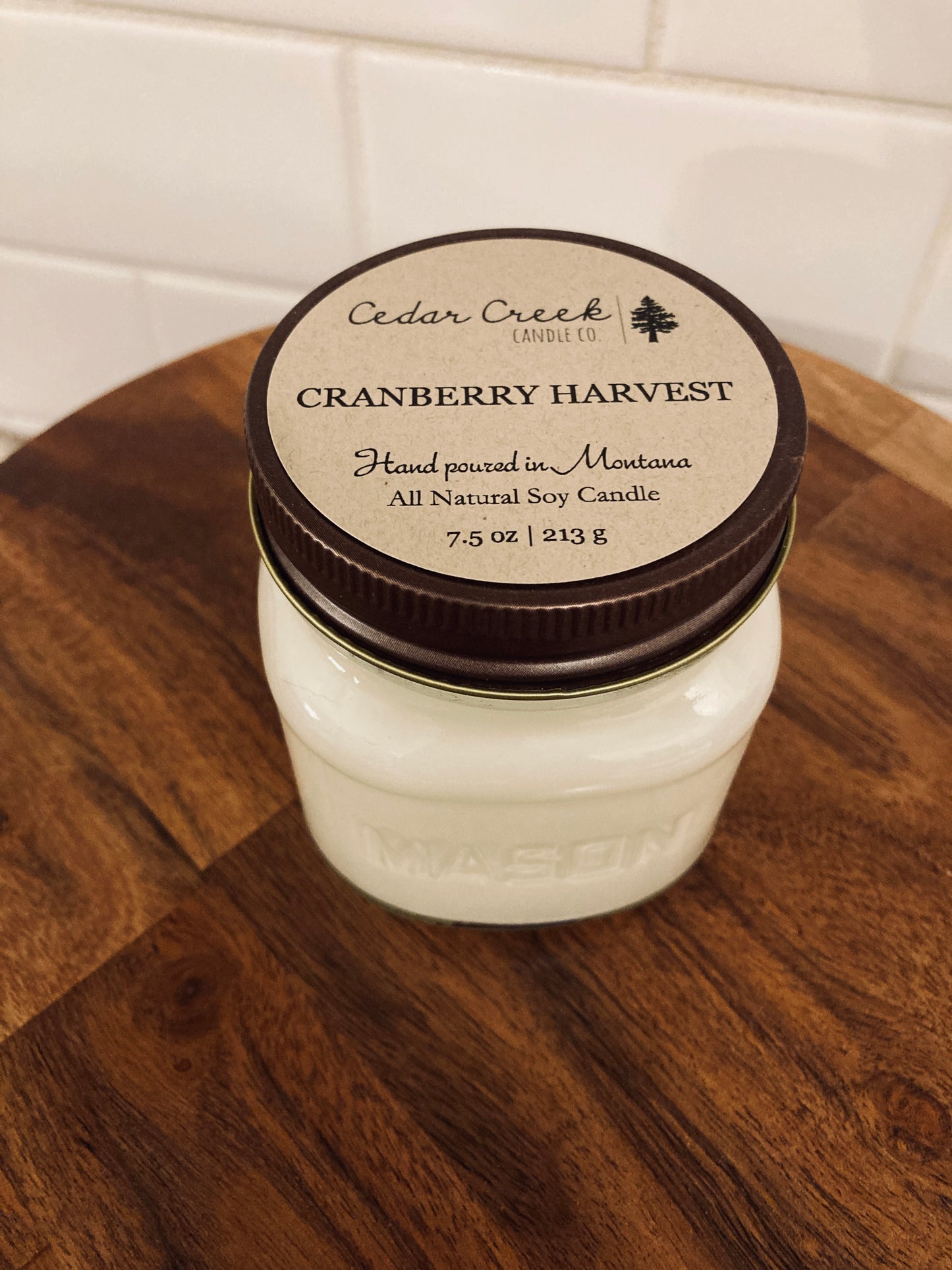 Cranberry Harvest 7 oz Candle